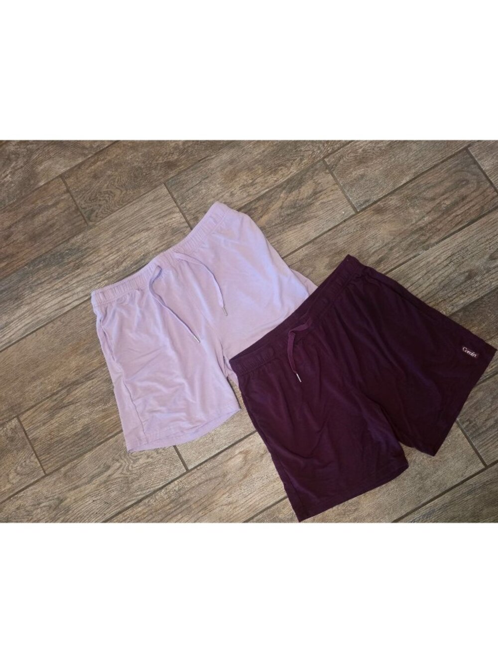 Comfrt Lounge Burgundy Pink Lot of 2 Comfy Lounge Shorts L
